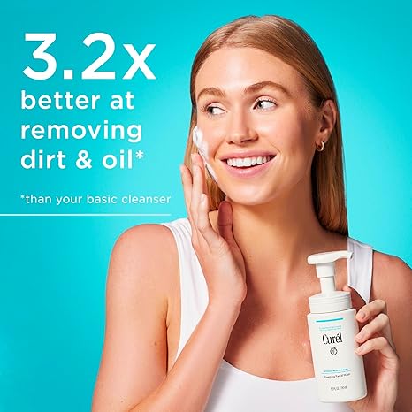Curel Japanese Skin Care Foaming Daily Face Wash for Sensitive Skin - 图片 2