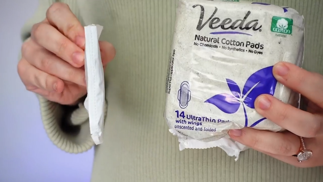 Veeda Ultra-Thin Absorbent Day Pads with 100% Natural Cotton Top Sheet are Always Chlorine and Fragrance Free - 图片 7