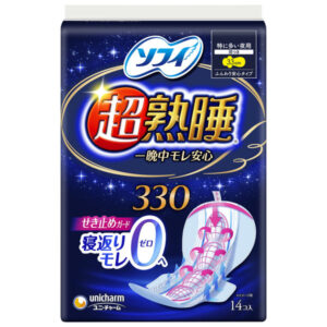 ソフィ超熟睡330 特に多い夜用 羽つき 33cm 1個(14枚入) 生理用ナプキン ユニ・チャーム